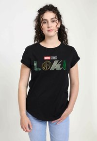Henry Tiger MARVEL LOKI LOKI LOGO - T-shirt z nadrukiem