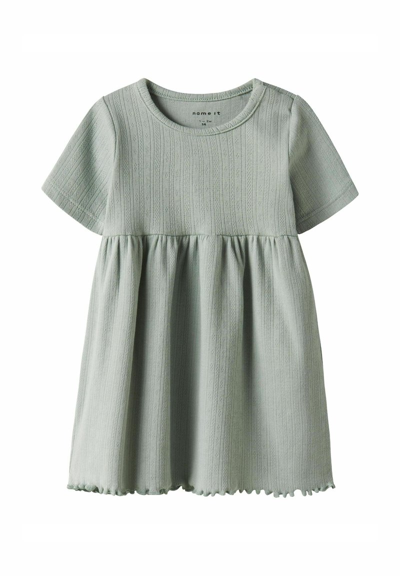 Name it - Svetríkové šaty - aqua gray, Zväčšiť