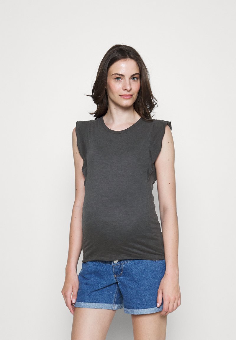 Mamalicious T-Shirt Femme De Grossesse Et Allaitement - Haut Extensible Confortable