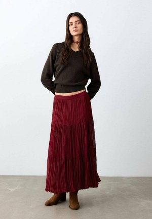 Falda larga - rouge