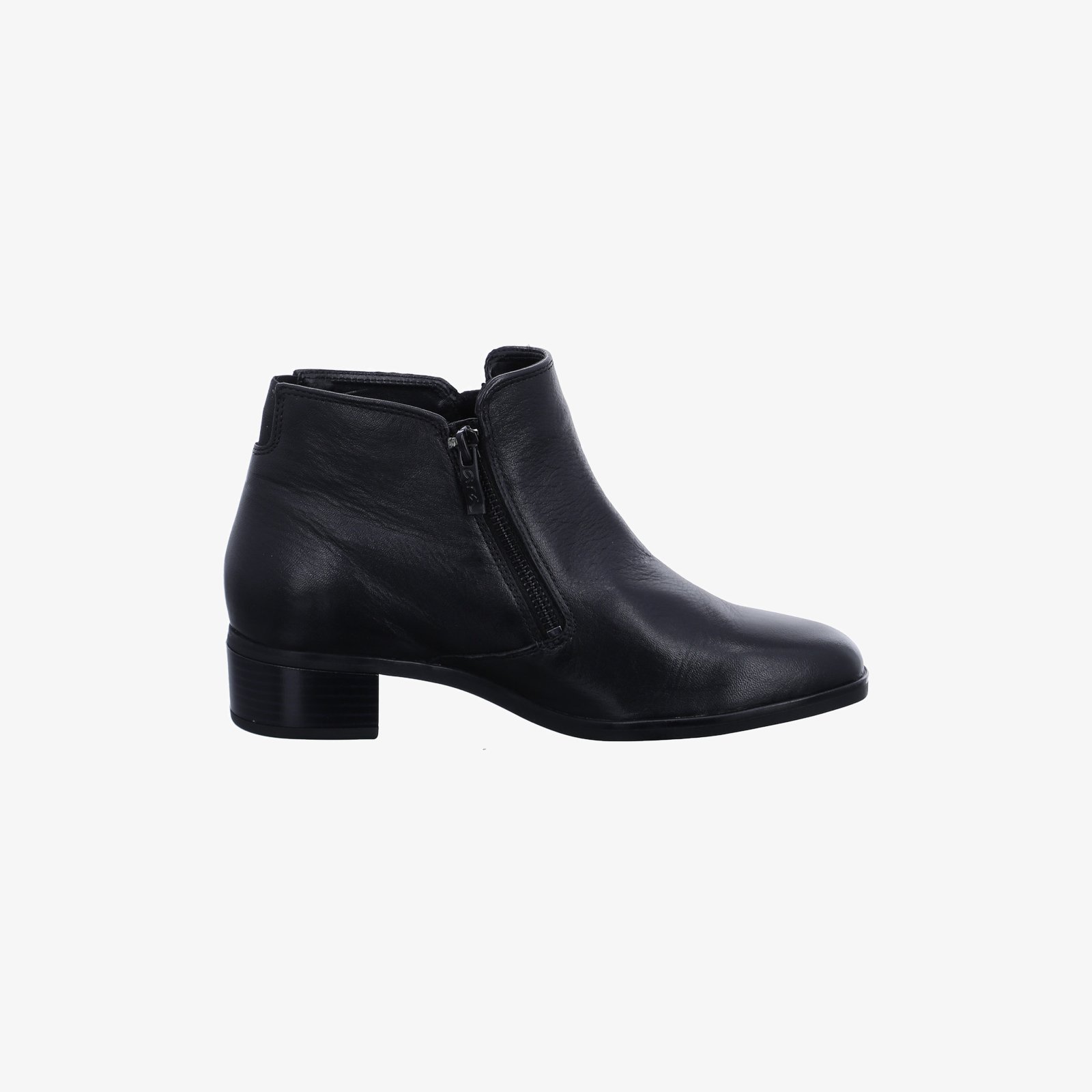 ARA Graz Stivaletto Donna In Pelle Nero – Taglia Comoda 41.5 EU Larga, Suola Intercambiabile E Morbidezza High Soft