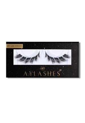 AYLASHES KÜNSTLICHE WIMPERN FOXY EYES SINGLE (4-16 MM) - False eyelashes - schwarz