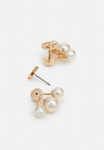 Tory Burch KIRA - Boucles d'oreilles - gold-coloured/cream