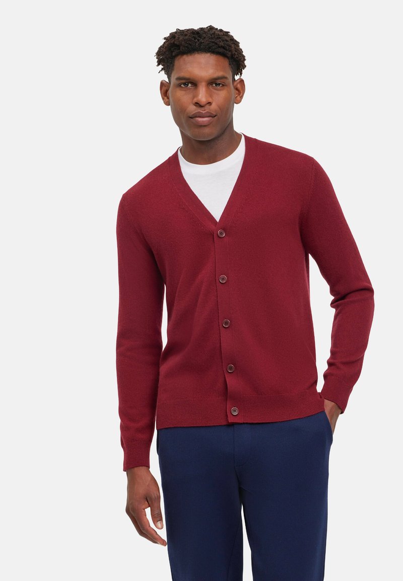 FALKE Cardigan - merlot