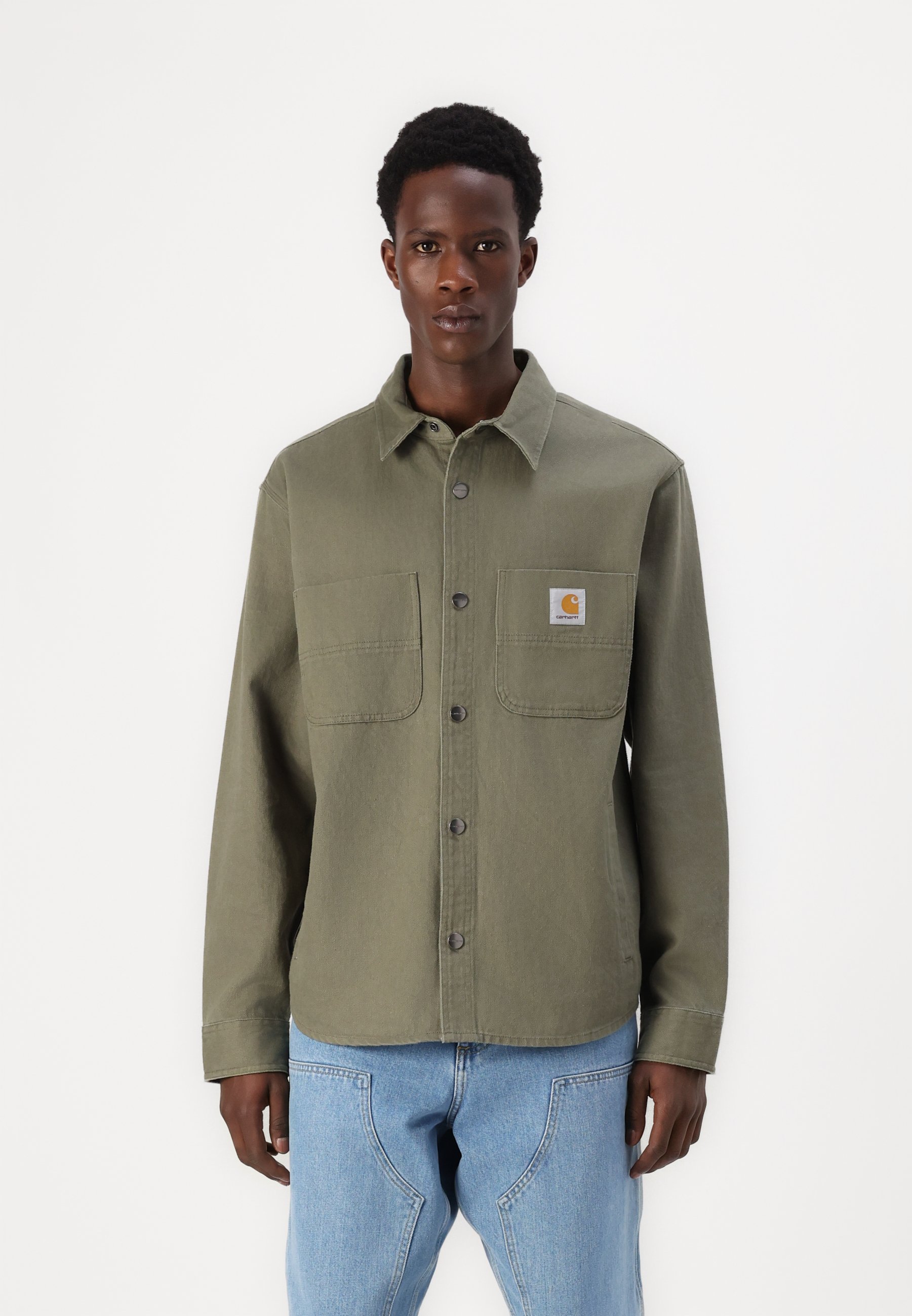 Carhartt WIP CRAWFORD SHIRT - Summer jacket - dollar green/green
