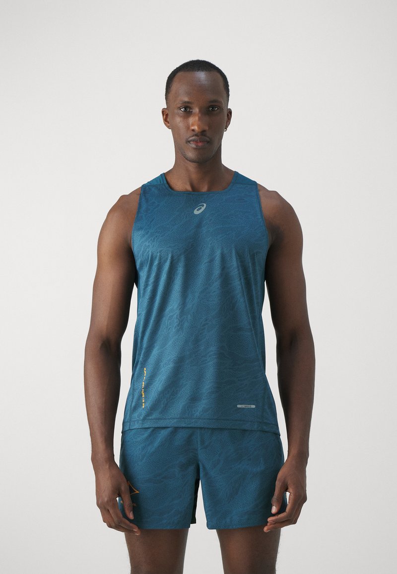ASICS FUJITRAIL SINGLET - Topp - magnetic blue