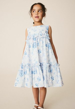 Next, TIERED SMOCK DRESS - Hverdagskjole - blue and white floral