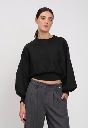 INFLUENCER, 04V072 MAGLIERIA INFLUENCER DONNA - Maglione - black