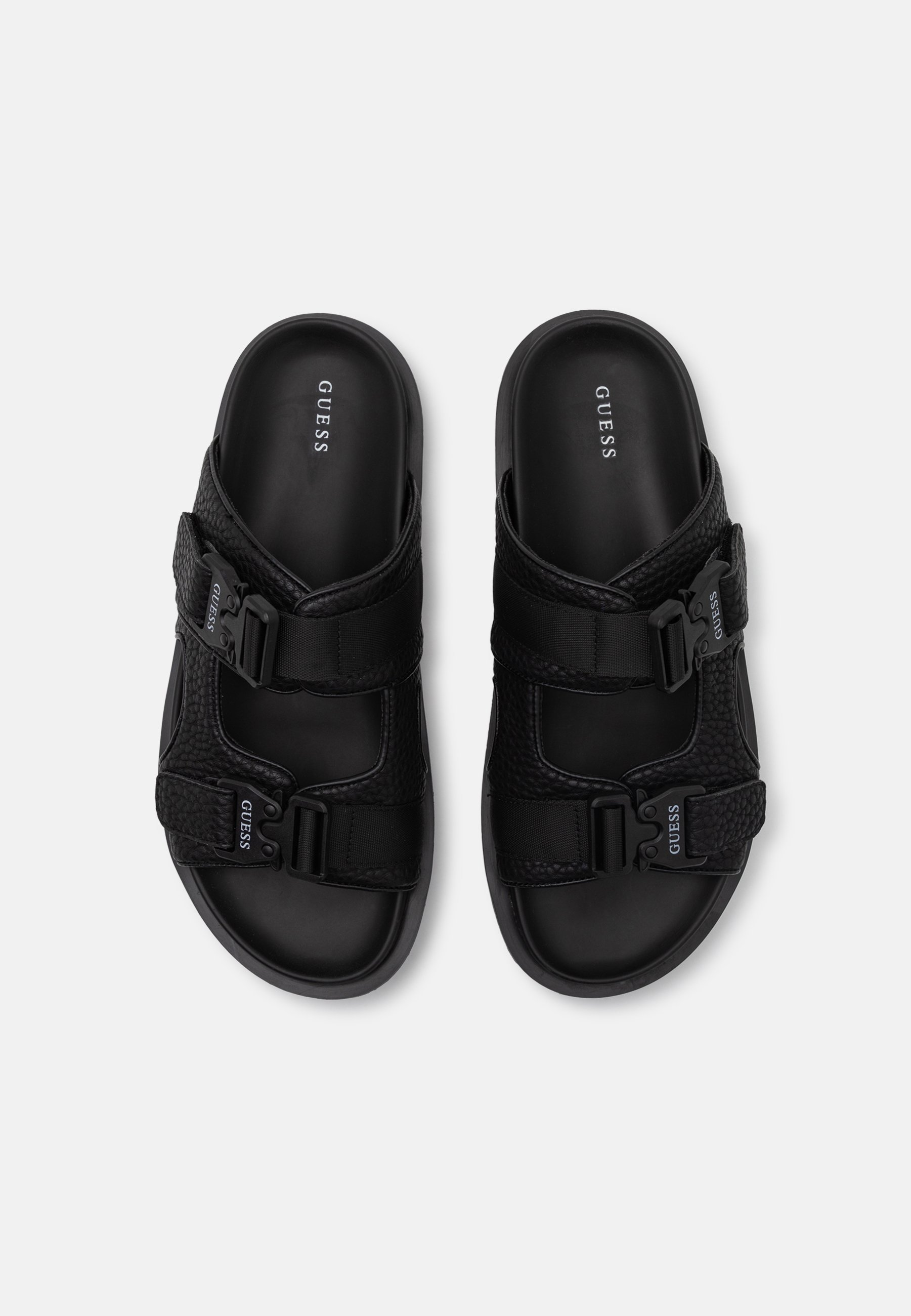 DIESEL D-WOODSTOCK X ブラック サンダル USA9 メンズ スリッポン