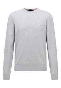 BOSS Strickpullover - silver-coloured