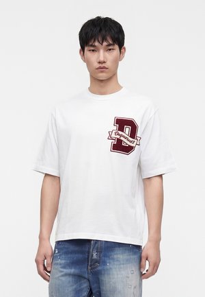 Dsquared2, LOOSE FIT TEE - T-Shirt print - white