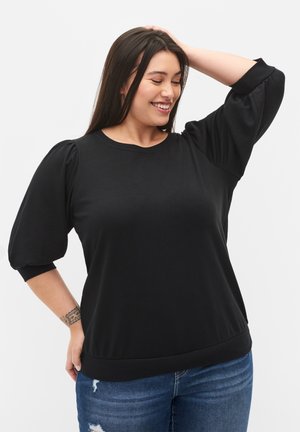 MIT 3/4 ÄRMELN - Collegepaita - black