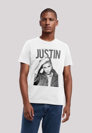 JUSTIN BIEBER - Print T-shirt - weiß