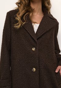 Kaffe Klassisk frakke - brown