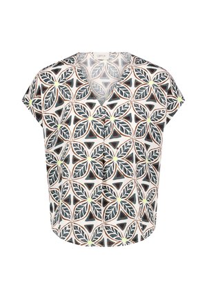 Cartoon, CARTOON MIT V-AUSSCHNITT SCHLUPFBLUSE - Blouse - nature/grey