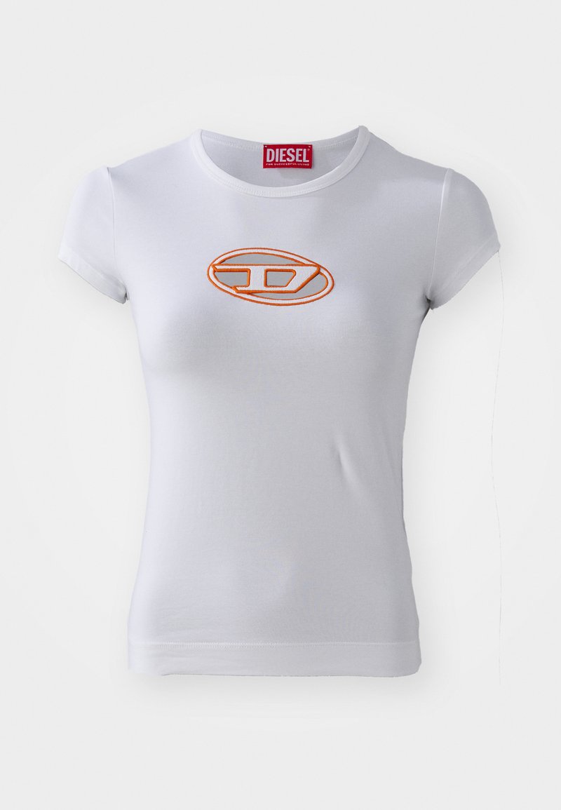 Diesel T-shirt print wit Diesel T-shirt print wit