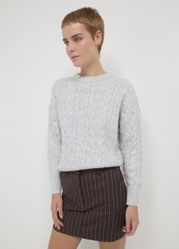 Calliope GIROCOLLO TRECCE  - Maglione - grigio
