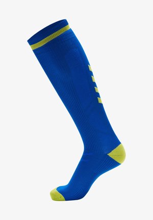 ELITE INDOOR - Calcetines hasta la rodilla - true blue/blazing yellow