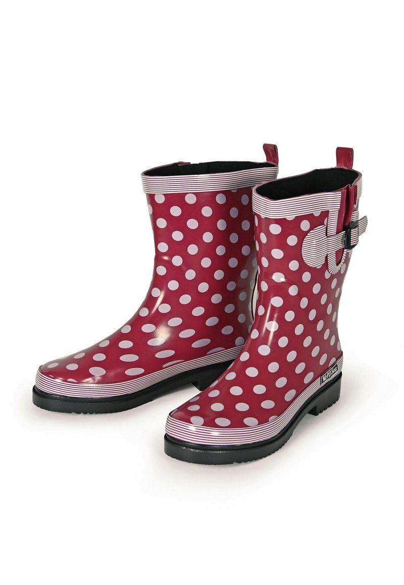 Damen Klassische Stiefel | MADSea Gummistiefel dunkelrot/weiß/dunkelrot - JR86951 Damen Klassische Stiefel | MADSea Gummistiefel dunkelrot/weiß/dunkelrot - JR86951