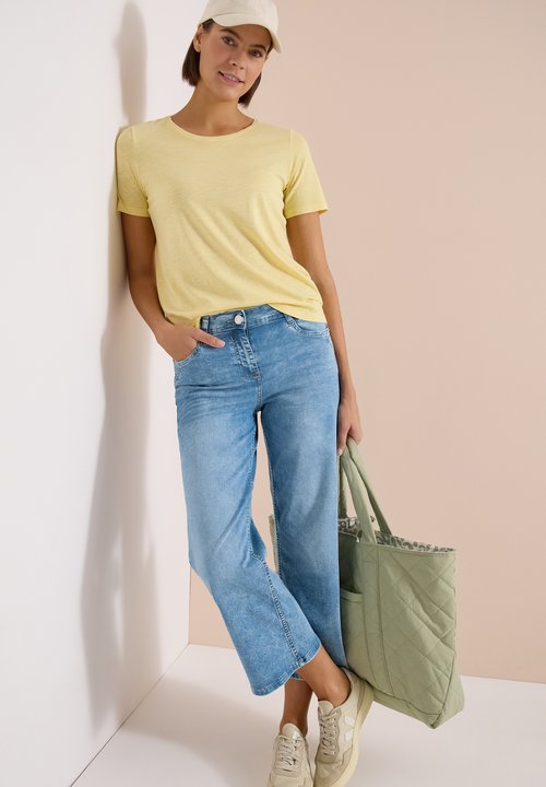 Rinsed Wide Leg Jeans für Damen in Blau - NEELE