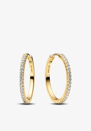 Pandora, BOUCLES D'OREILLES CRÉOLES SCINTILLANTES - Ohrringe - jaune