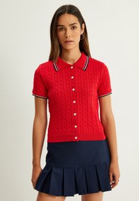 Strickjacke - red