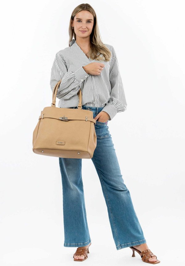 LEONY - Handtasche - sand