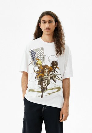 ATTACK ON TITAN - Print T-shirt - white