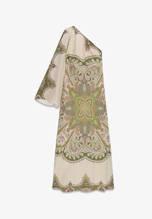 MARCIANO BY GUESS, MARCIANO ONE-SHOULDER PAISLEY KLEID - Robe longue - mehrfarbig, grün