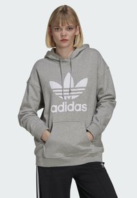 adidas Originals - Majica s kapuljačom - medium grey heather Minijatura 1