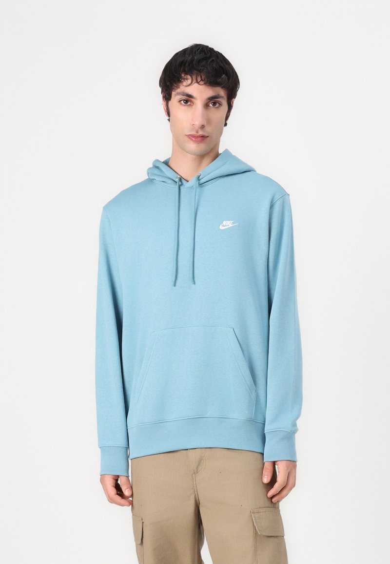 Nike Sportswear - CLUB HOODIE - Hoodie - denim turq/white, Enlarge