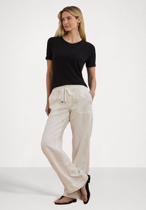 LINEN BLEND JERSEY SHORT SLEEVE TEE - Print T-shirt3