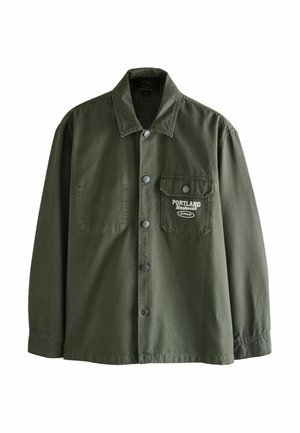 REGULAR FIT - BACK PRINT SHACKET - Hemd - green