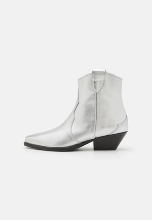 RIDER - Cowboy/biker ankle boot - silver