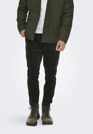 Pantalones - dark green