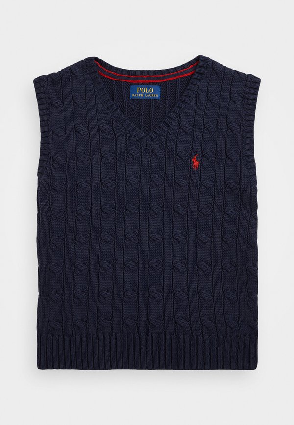 CABLE KNIT COTTON SLEEVELESS JUMPER - Jumper3