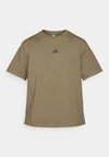 D4T WORKOUT FRENCH TERRY - Osnovna majica kratkih rukava - olive strata