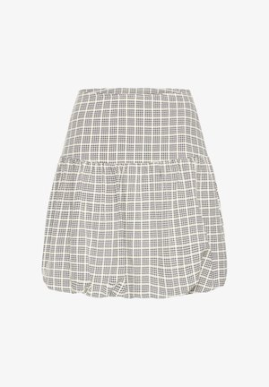 ICHI, IHJOLA SK - Jupe trapèze - blue and white check