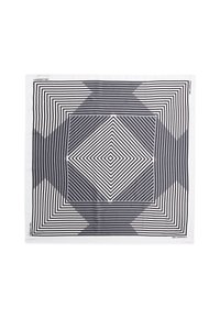 KARL LAGERFELD Šalle - black white stripe