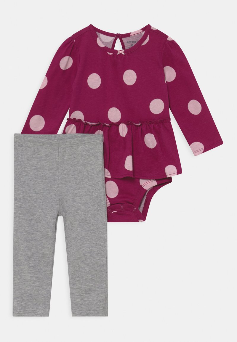 Kinder Stoffhosen | Carter's DOT SET Leggings Hosen purple/lila - YM06896 Kinder Stoffhosen | Carter's DOT SET Leggings Hosen purple/lila - YM06896