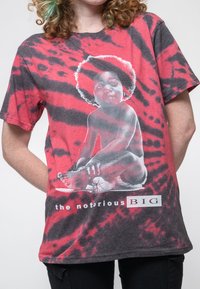 Paradiso Clothing BIGGIE SMALLS BABY BIGGIE TIE DYE - Print T-shirt - red