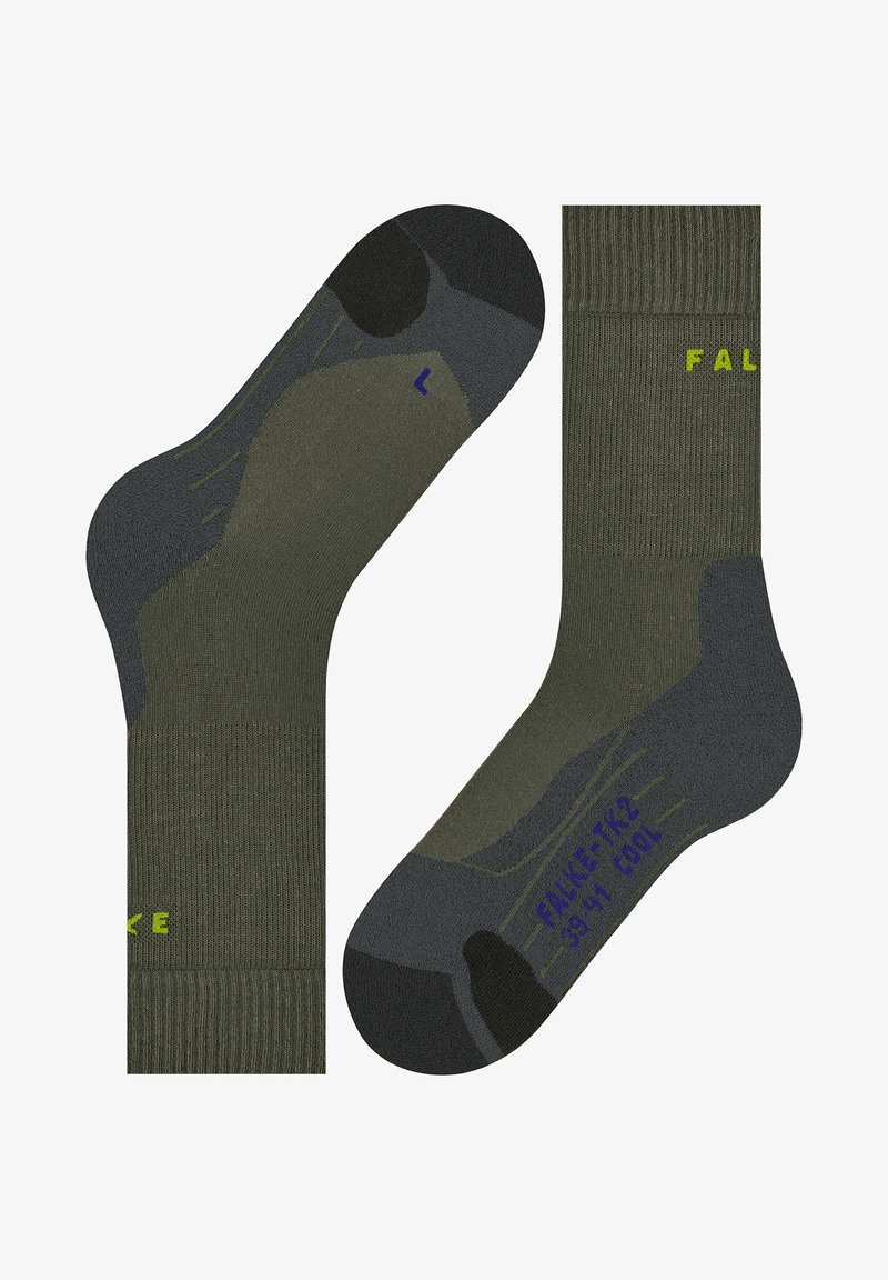 FALKE TK2 COOL - Chaussettes de sport - herb