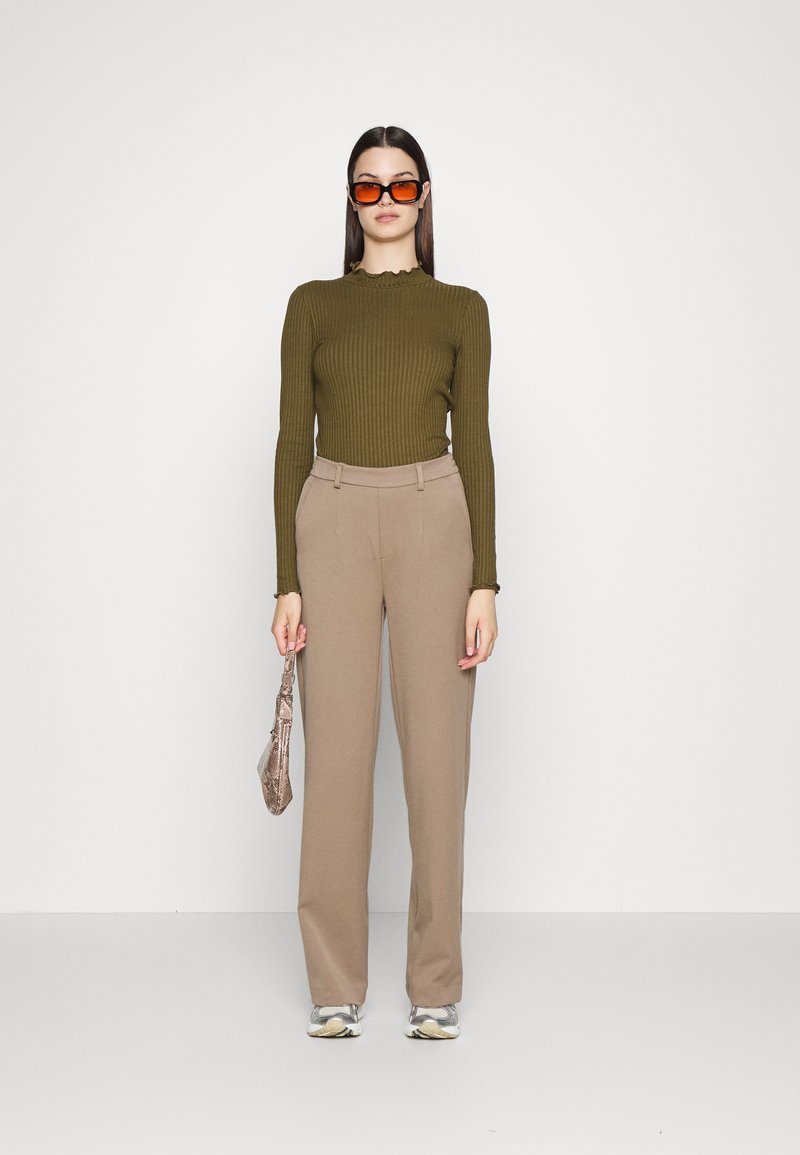 Damen T-Shirts | JDY Tall JDYFRANSISKA HIGHNECK Langarmshirt dark olive/khaki - LD05993 Damen T-Shirts | JDY Tall JDYFRANSISKA HIGHNECK Langarmshirt dark olive/khaki - LD05993