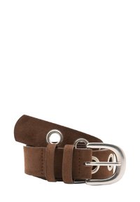 PULL&BEAR WITH EYELETS - Opasok - dark brown
