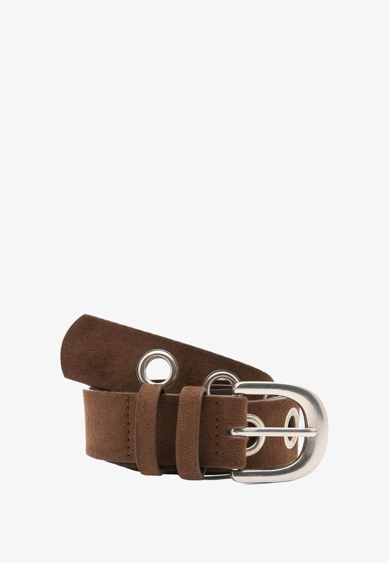 PULL&BEAR WITH EYELETS - Opasok - dark brown