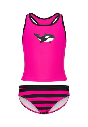 SEALIFE SET - Bikini - pink/schwarz