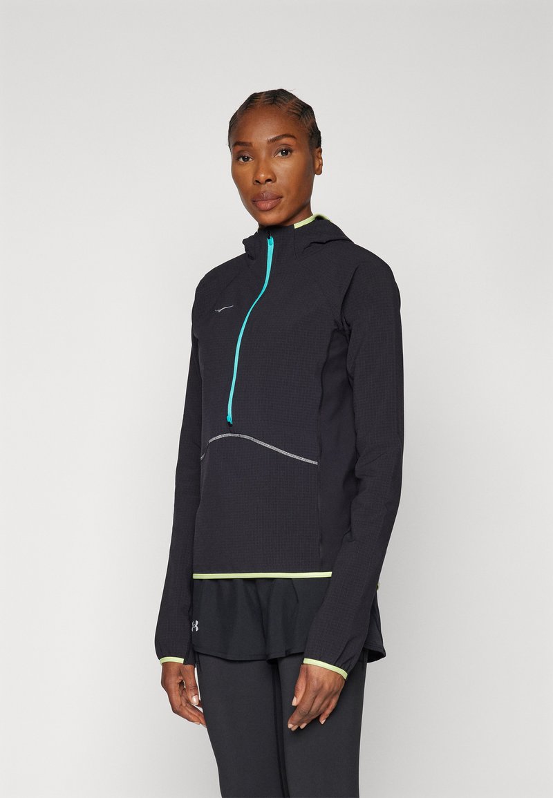 HOKA SKYGLOW HALF ZIP - Casaco para exterior - black