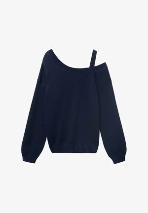 WITH CUT-OUT - Strickpullover - royal blue