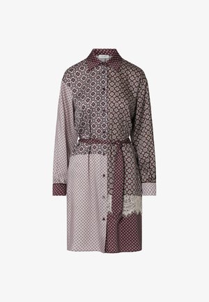 LIU JO, LIU JO TWILL SHIRT DRESS - Φόρεμα πουκάμισο - l bordeaux