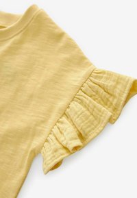 Next FRILL SHORT SLEEVE - REGULAR FIT - T-shirts print - yellow
